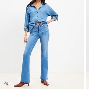 LOFT Slim Flare Jeans